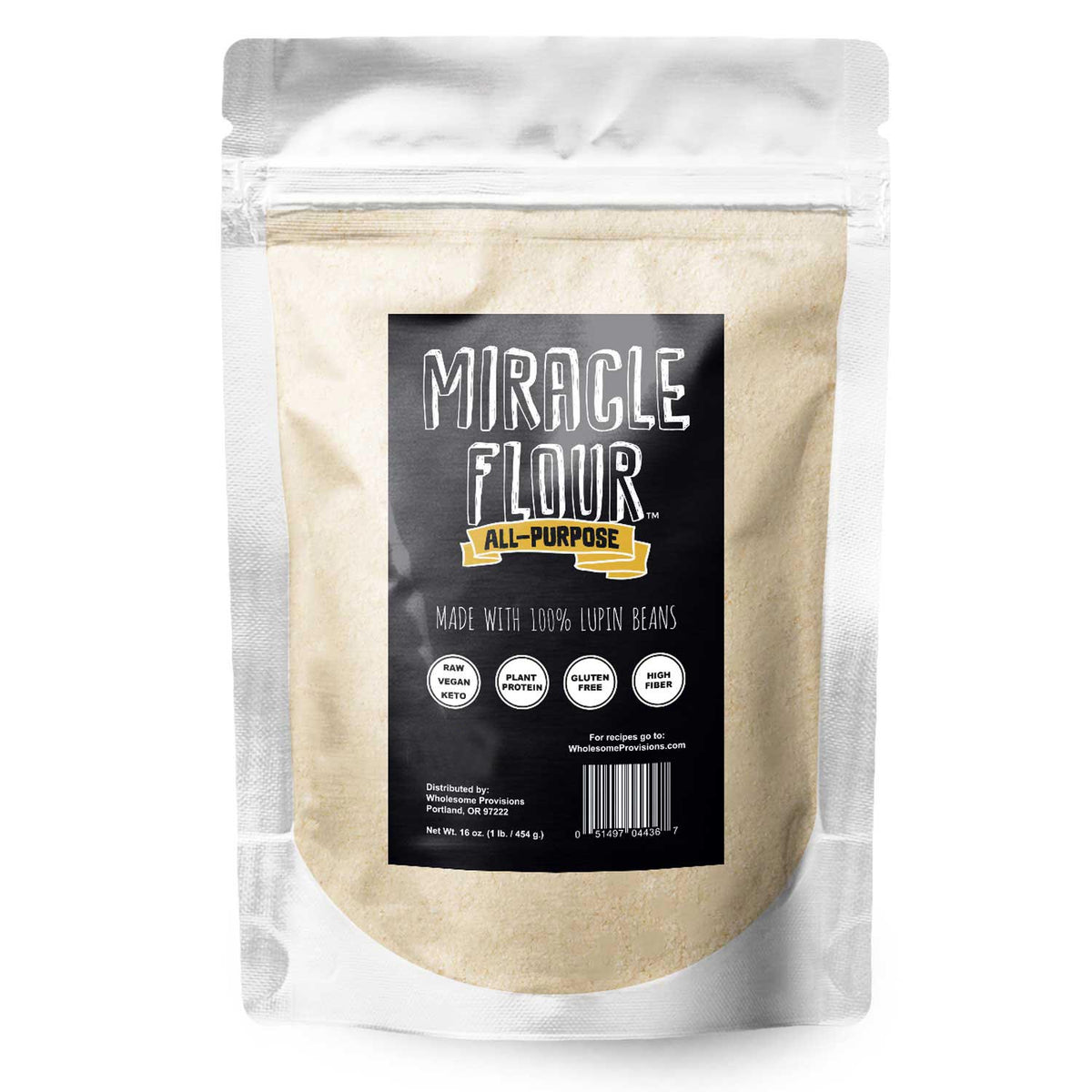 100% Lupin Flour, Non-GMO, Keto-Friendly Flour, Gluten Free