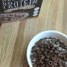 Wholesome provisions, protein cereal, cocoa, chocolate 