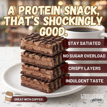 wholesome provisions protein wafer squares, keto wafers