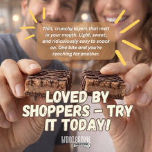 wholesome provisions protein wafer squares, keto wafers