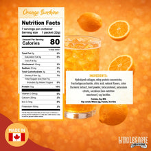 orange protein drink