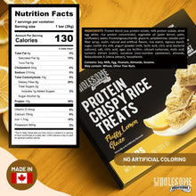 wholesome provisions fluffy lemon glaze rice crispy treat