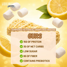 wholesome provisions fluffy lemon glaze rice crispy treat