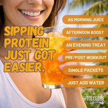 orange protein drink