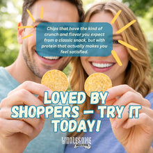 Wholesome provisions, protein chips, sea salt vinegar, low carb chips