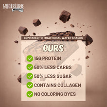 wholesome provisions protein wafer squares, keto wafers