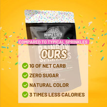 sugar free sprinkles, keto sprinkles, no added sugar sprinkles