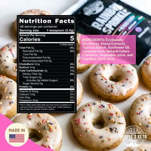 sugar free sprinkles, keto sprinkles, no added sugar sprinkles