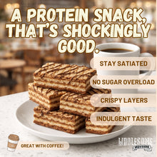 wholesome provisions protein wafer squares, keto wafers