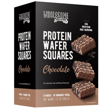 wholesome provisions protein wafer squares, keto wafers