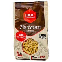 great low carb company, keto pasta, keto elbow pasta, protein pasta