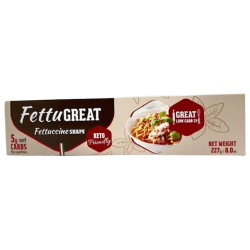 great low carb company, keto pasta, keto fettucine pasta, protein pasta