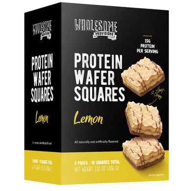 wholesome provisions protein wafer squares, keto wafers