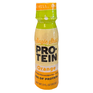 protein and collagen shot, 15g protein, orange, wholesome provisions