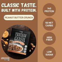 Peanut Butter Protein Cereal - High Protein & Fiber, Low Carb