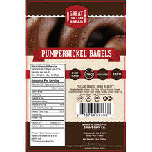 Pumpernickel Bagel - 0g Net Carb, High in Protein, High Fiber, Non-GMO