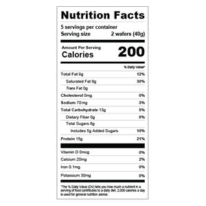 wholesome provisions protein wafer squares, keto wafers