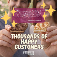 wholesome provisions protein wafer squares, keto wafers