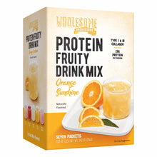 orange protein drink
