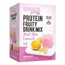 Pink Lemonade Protein Fruit Drink Mix – Low Sugar & Refreshing (Pink Bliss Lemonade)