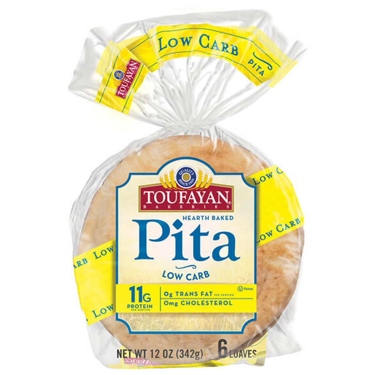 Low Carb Pita Bread, 11g Protein, High in Fiber, PlantBased