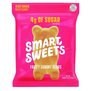Fruity Gummy Bears - Keto Gummies, Plant-Based, High Fiber, Non GMO