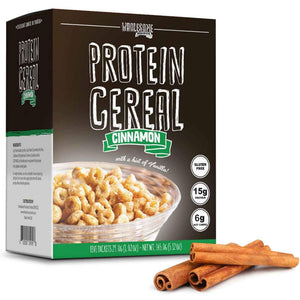 wholesome provisions, protein cereal, cinnamon