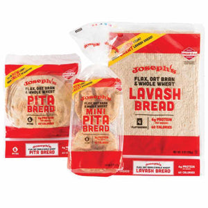 Low Carb Pita & Lavash Bread - High in Protein, High Fiber, 5-7g Net Carbs