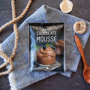 sukrin chocolate mousse, keto mouse mix, keto ice cream mix