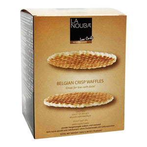 la nouba Belgian waffle crisps, low carb waffle, keto waffle