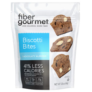 Chocolaty Almond biscotti fiber gourmet