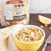 Great low carb pasta, keto pasta, high protein pasta, fettuccine