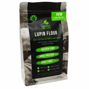 Lupin Flour - Australian Made Lupin, Gluten Free, Low Carb, High Protein, Non GMO