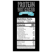 Protein Hot Chocolate with Mini Marshmallows Nutritional Facts