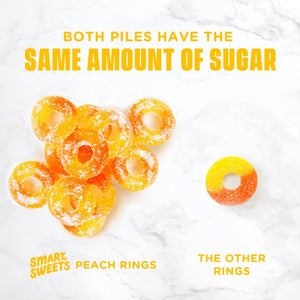 smart sweets, peach rings, keto gummys, keto gummies