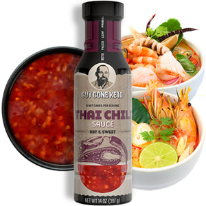 Keto Thai Chili Sauce - 0g Net Carb, Vegan, Made with MCT Oil, Gluten Free, Hot & Sweet