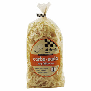 Egg Fettuccine Lower in Carb Pasta - Carba-Nada, High in Protein, High Fiber