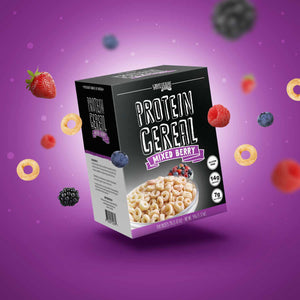 Wholesome provisions, protein cereal, low carb cereal, mixed berry