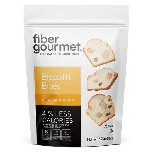fiber gourmet biscotti, low carb biscotti, keto biscotti
